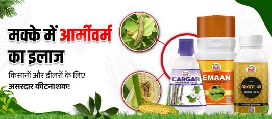 मक्के में आर्मीवर्म का इलाज – किसानों और डीलरों के लिए असरदार कीटनाशक!