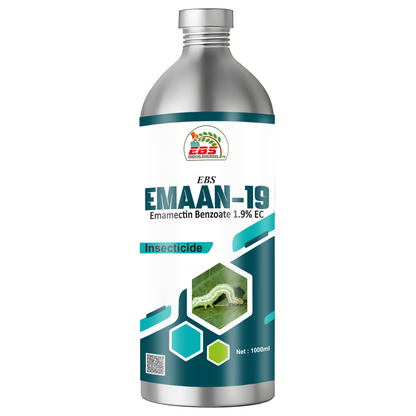 EBS Emaan-19 Emamectin Benzoate 1.9% EC Insecticide Bottle