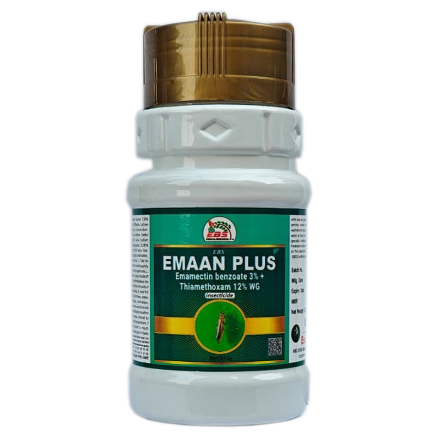 EBS Emaan Plus Emamectin Benzoate 3.0% +Thiamethoxam 12.0% WG Broad Spectrum Insecticide