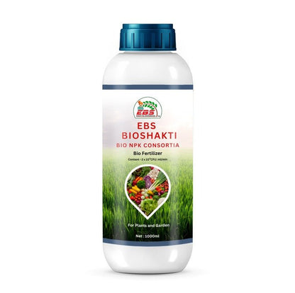 EBS BIOSHAKTI NPK Liquid Consortia Bio Fertilizer Bottl