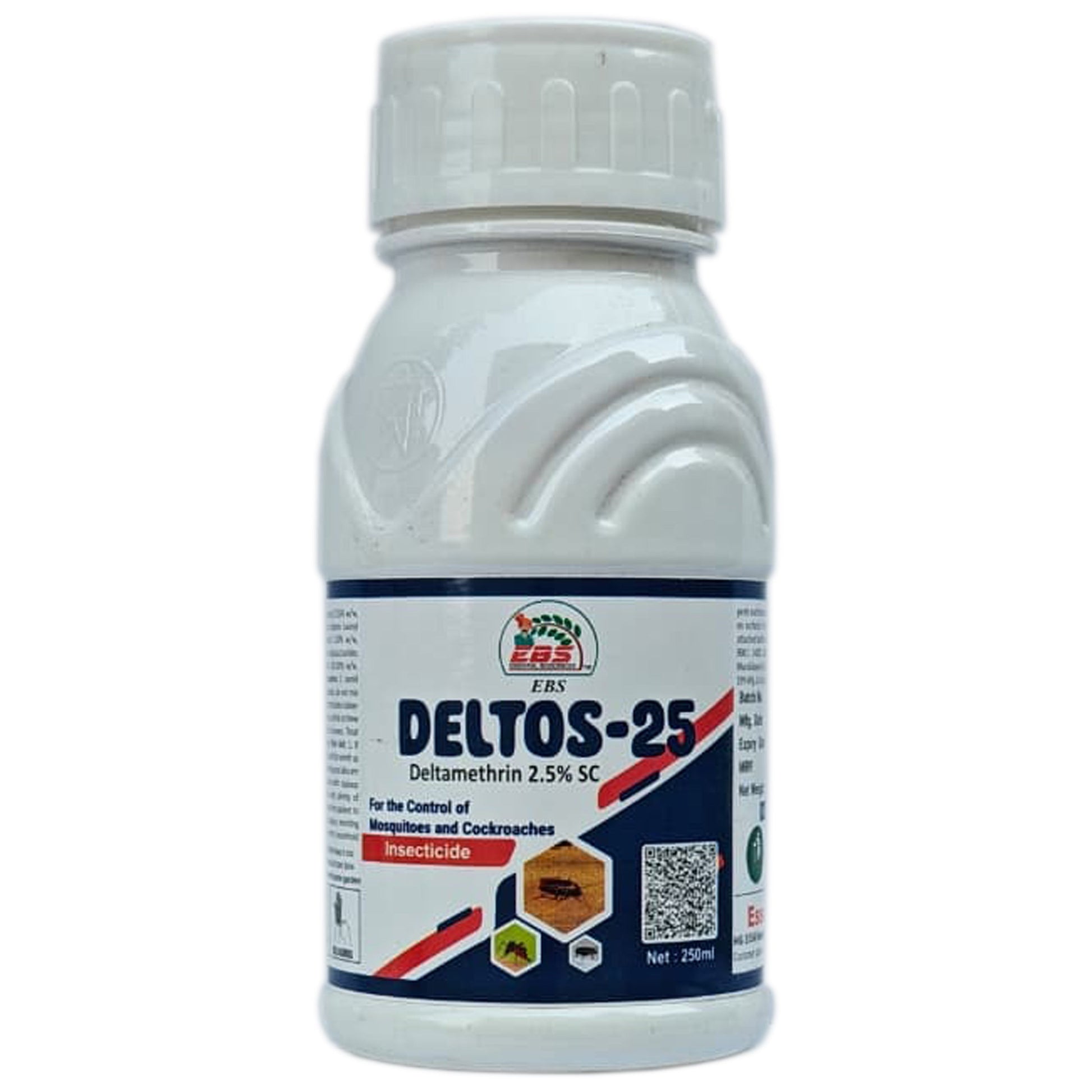 EBS DELTOS-25 Deltamethrin 2.5% SC insecticide bottle