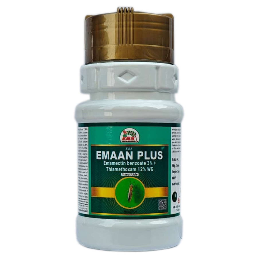 EBS Emaan Plus Emamectin Benzoate 3.0% +Thiamethoxam 12.0% WG Broad Spectrum Insecticide