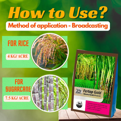 EBS FERTAP-GOLD Chlorantraniliprole 0.4% GR