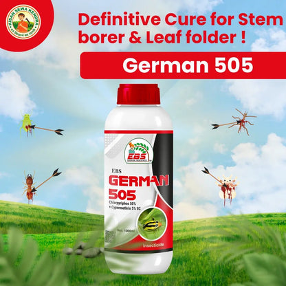 EBS German 505 Chlorpyriphos 50% + Cypermethrin 5% Ec