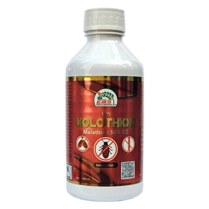 EBS Molothion Malathion 50% EC insecticide bottle for broad-spectrum crop protection