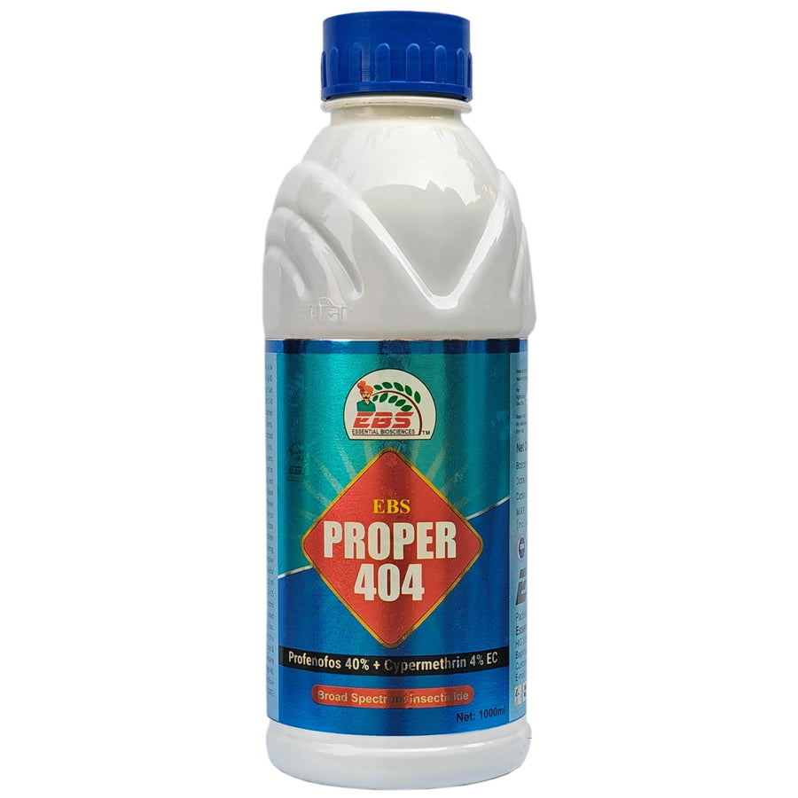 **EBS ಪ್ರಾಪರ್ 404 – Profenophos 40% + Cypermethrin 4% EC ಕೀಟನಾಶಕ**
