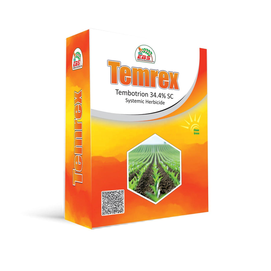 EBS Temrex Tembotrione 34.4% SC Selective Herbicide Use Along with Surfactant For Control Of Broadleaf And Grassy Weeds In Maize